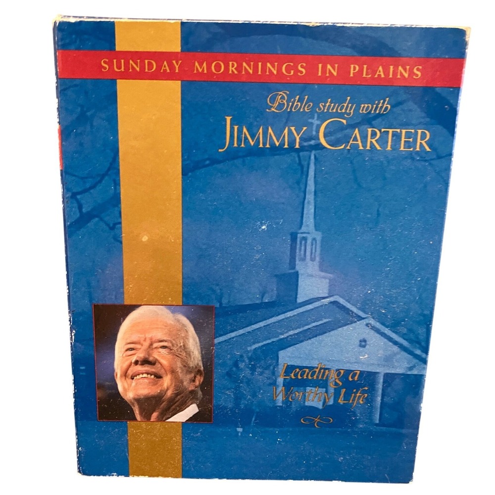Jimmy Carter Sunday Mornings in Plains Leading a Worthy Life 2 CD Audio Bible